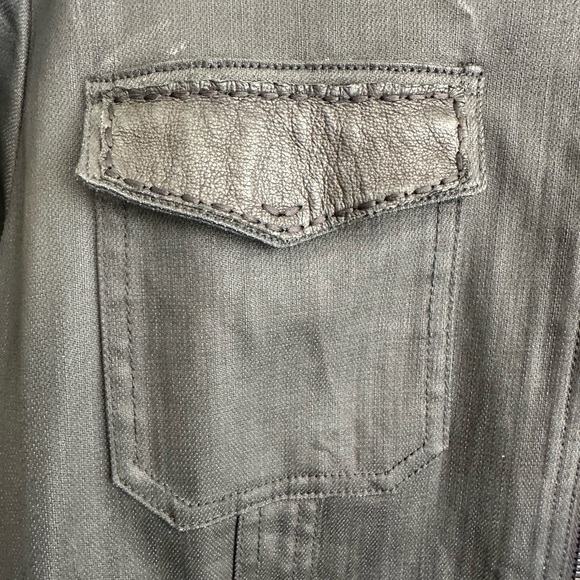 Jaded by Knight Leather/Cotton Jacket Size XL - Picture 12 of 16